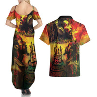 Happy Birthday King of Reggae Couples Matching Summer Maxi Dress and Hawaiian Shirt LT9 - Wonder Print Shop