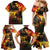Happy Birthday King of Reggae Family Matching Mermaid Dress and Hawaiian Shirt LT9 - Wonder Print Shop
