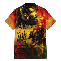 Happy Birthday King of Reggae Family Matching Mermaid Dress and Hawaiian Shirt LT9 - Wonder Print Shop