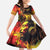 Happy Birthday King of Reggae Family Matching Off The Shoulder Long Sleeve Dress and Hawaiian Shirt - Wonder Print Shop