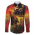 Happy Birthday King of Reggae Family Matching Off The Shoulder Long Sleeve Dress and Hawaiian Shirt - Wonder Print Shop
