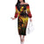 Happy Birthday King of Reggae Family Matching Off The Shoulder Long Sleeve Dress and Hawaiian Shirt - Wonder Print Shop