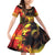 Happy Birthday King of Reggae Family Matching Off Shoulder Short Dress and Hawaiian Shirt LT9 - Wonder Print Shop