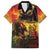 Happy Birthday King of Reggae Family Matching Off Shoulder Short Dress and Hawaiian Shirt LT9 - Wonder Print Shop