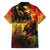 Happy Birthday King of Reggae Family Matching Off Shoulder Short Dress and Hawaiian Shirt LT9 - Wonder Print Shop