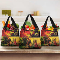 Happy Birthday King of Reggae Grocery Bag