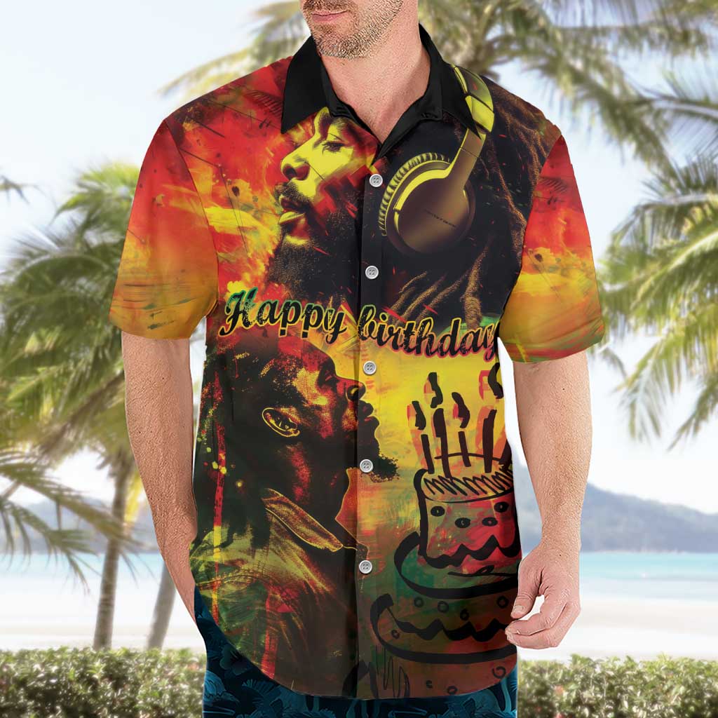 Happy Birthday King of Reggae Hawaiian Shirt - Wonder Print Shop
