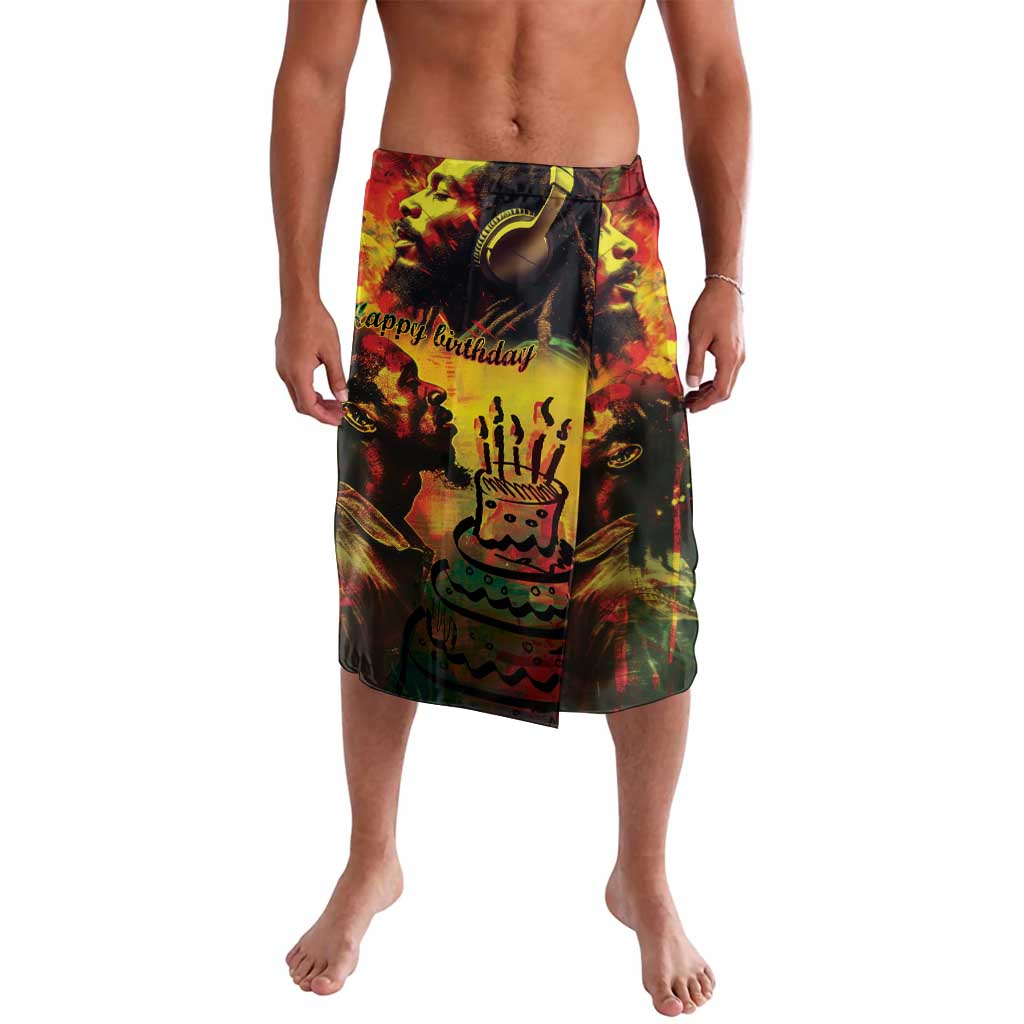 Happy Birthday King of Reggae Lavalava - Wonder Print Shop
