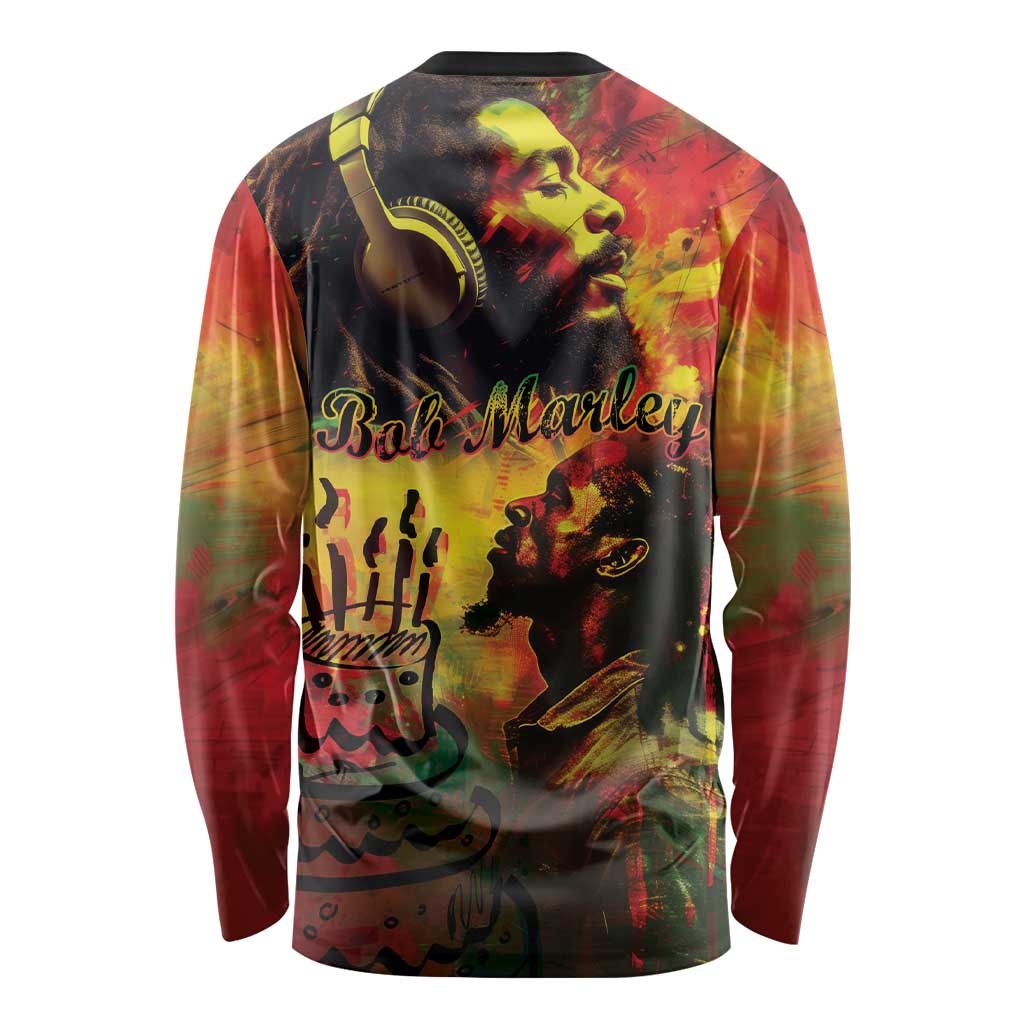 Happy Birthday King of Reggae Long Sleeve Shirt - Wonder Print Shop