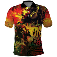 Happy Birthday King of Reggae Polo Shirt - Wonder Print Shop