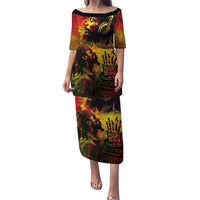 Happy Birthday King of Reggae Puletasi - Wonder Print Shop