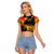 Happy Birthday King of Reggae Raglan Cropped T Shirt - Wonder Print Shop