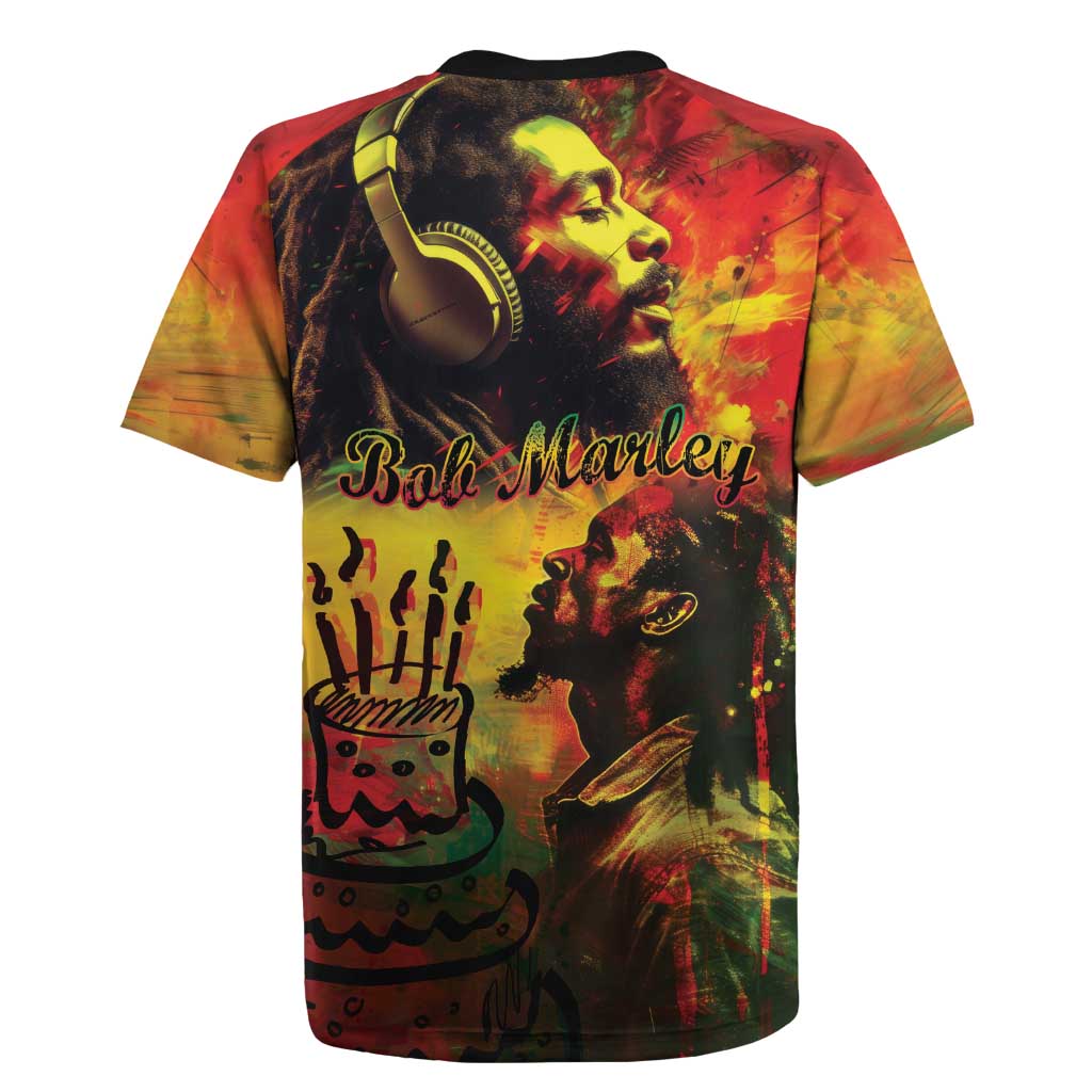 Happy Birthday King of Reggae Rugby Jersey - Wonder Print Shop