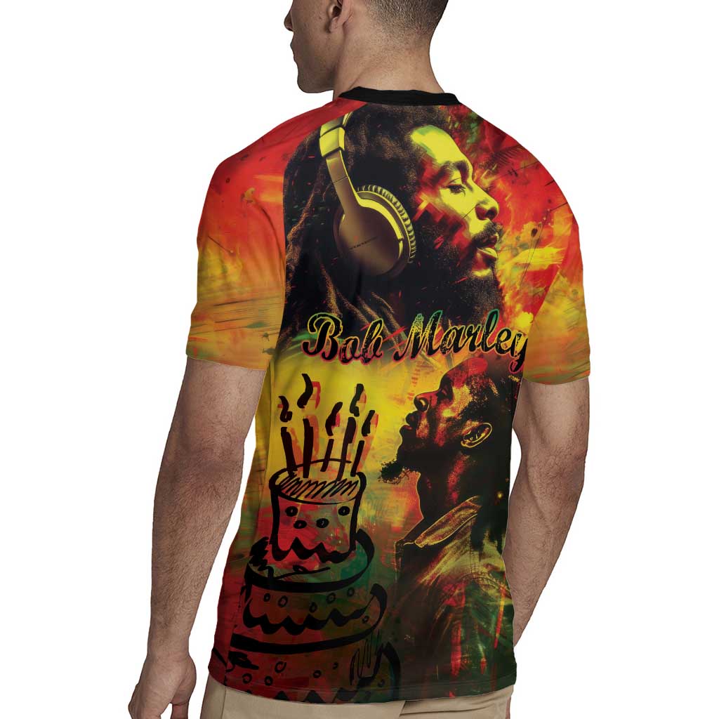 Happy Birthday King of Reggae Rugby Jersey - Wonder Print Shop