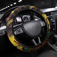 Happy Birthday King of Reggae Steering Wheel Cover - Wonder Print Shop