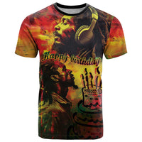 Happy Birthday King of Reggae T Shirt - Wonder Print Shop