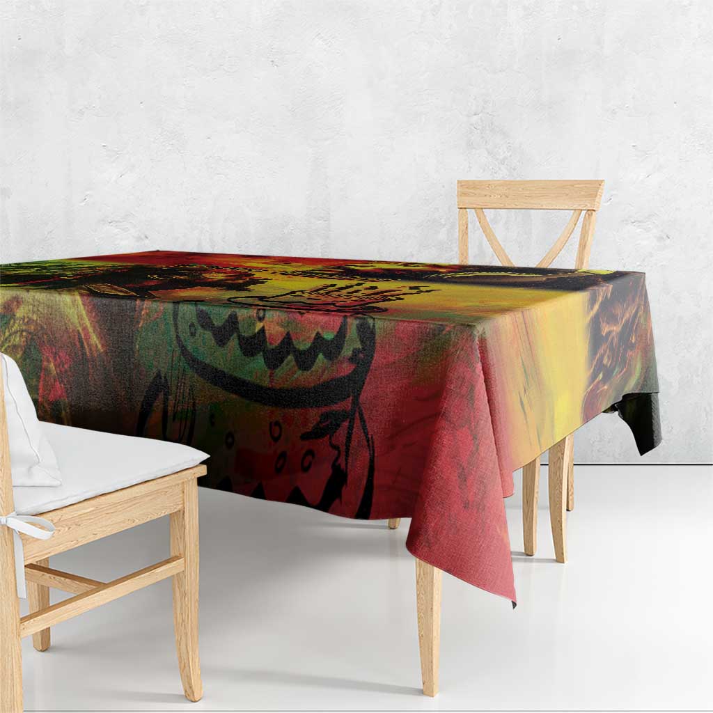 Happy Birthday King of Reggae Tablecloth - Wonder Print Shop
