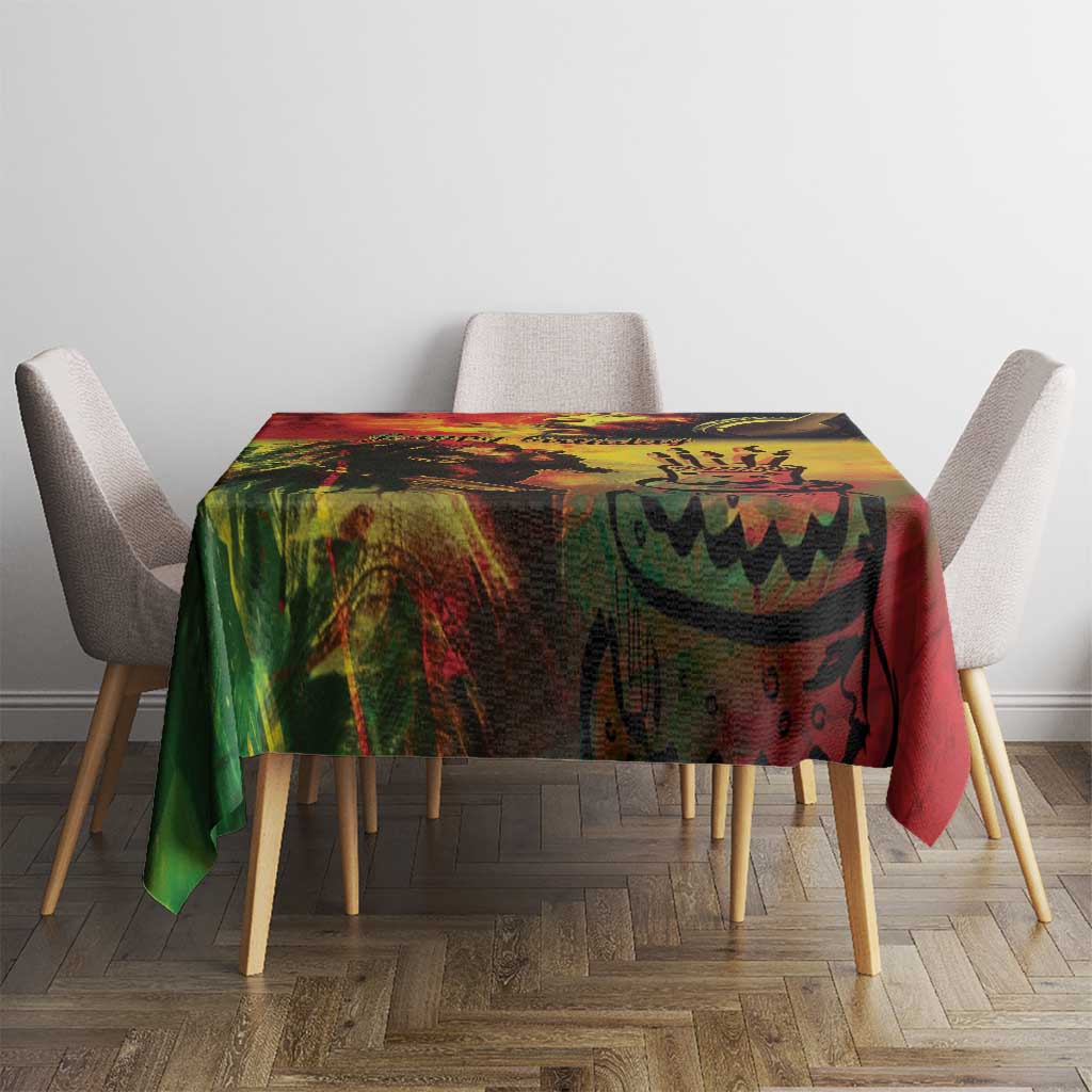 Happy Birthday King of Reggae Tablecloth - Wonder Print Shop