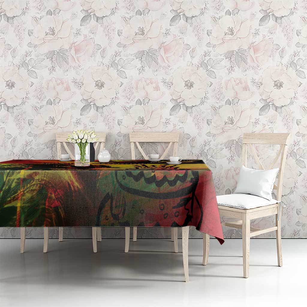 Happy Birthday King of Reggae Tablecloth - Wonder Print Shop