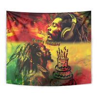 Happy Birthday King of Reggae Tapestry - Wonder Print Shop