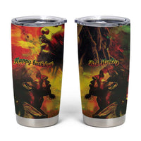 Happy Birthday King of Reggae Tumbler Cup - Wonder Print Shop