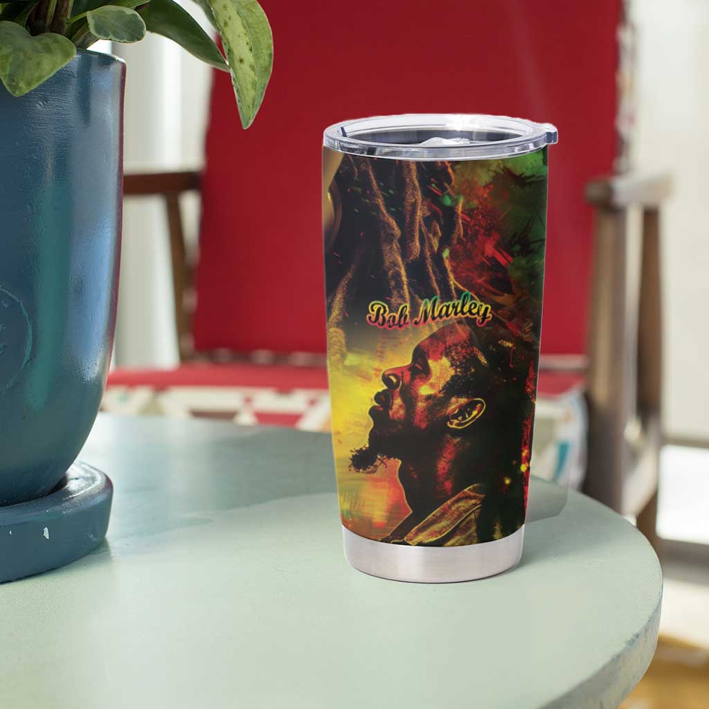 Happy Birthday King of Reggae Tumbler Cup - Wonder Print Shop