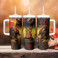 Happy Birthday King of Reggae Tumbler With Handle - Wonder Print Shop