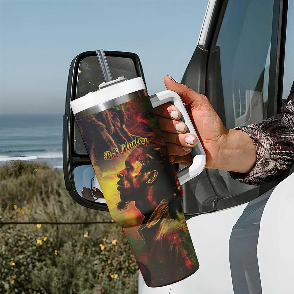 Happy Birthday King of Reggae Tumbler With Handle - Wonder Print Shop