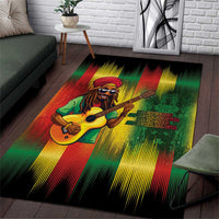 Honoring Reggae Legend Bob Birthday Area Rug LT9 - Wonder Print Shop