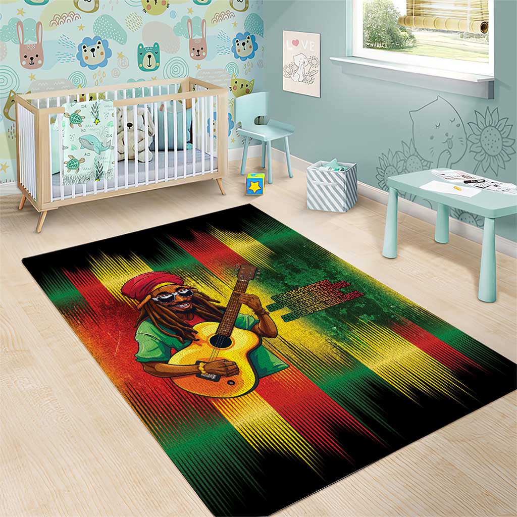 Honoring Reggae Legend Bob Birthday Area Rug LT9 - Wonder Print Shop