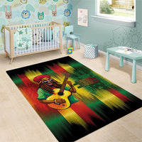 Honoring Reggae Legend Bob Birthday Area Rug LT9 - Wonder Print Shop