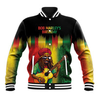 Honoring Reggae Legend Bob Birthday Baseball Jacket LT9 - Wonder Print Shop
