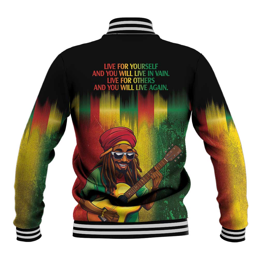 Honoring Reggae Legend Bob Birthday Baseball Jacket LT9 - Wonder Print Shop