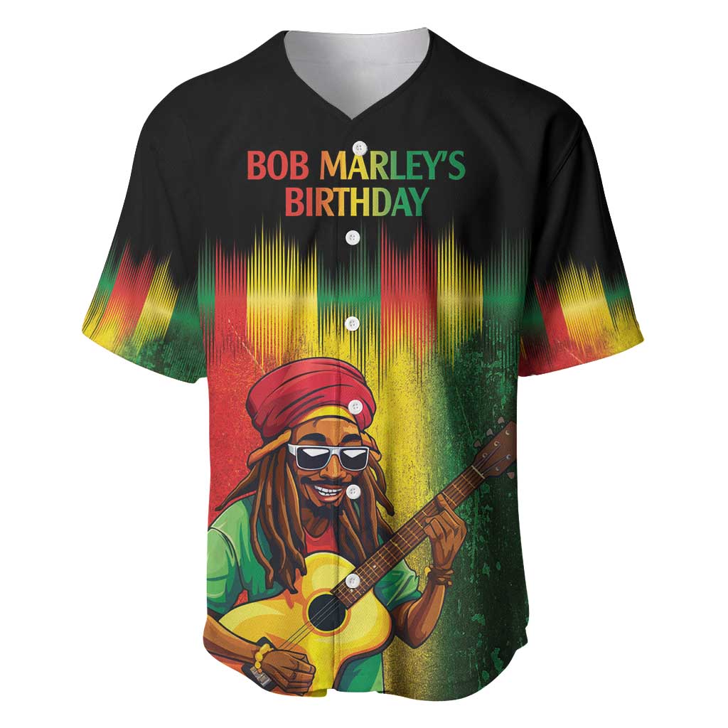 Honoring Reggae Legend Bob Birthday Baseball Jersey LT9 - Wonder Print Shop