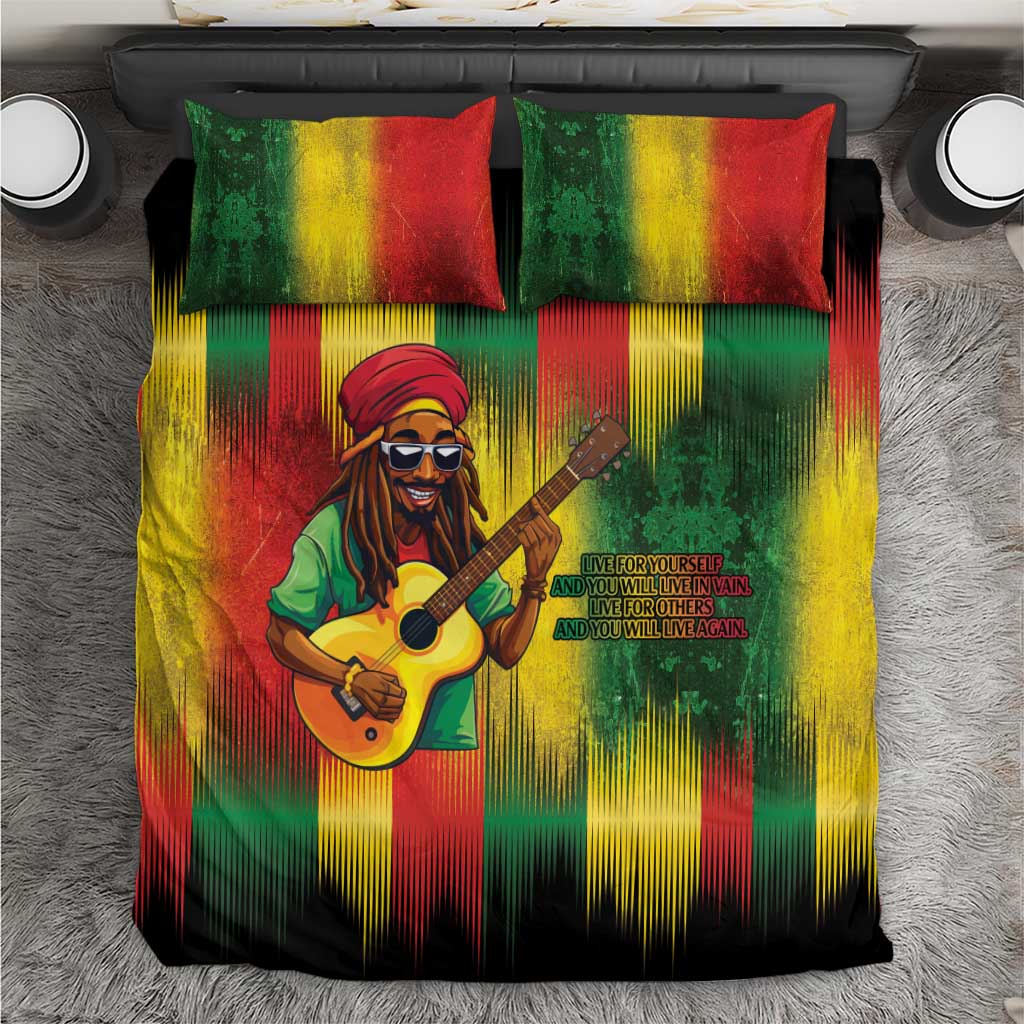 Honoring Reggae Legend Bob Birthday Bedding Set LT9 - Wonder Print Shop