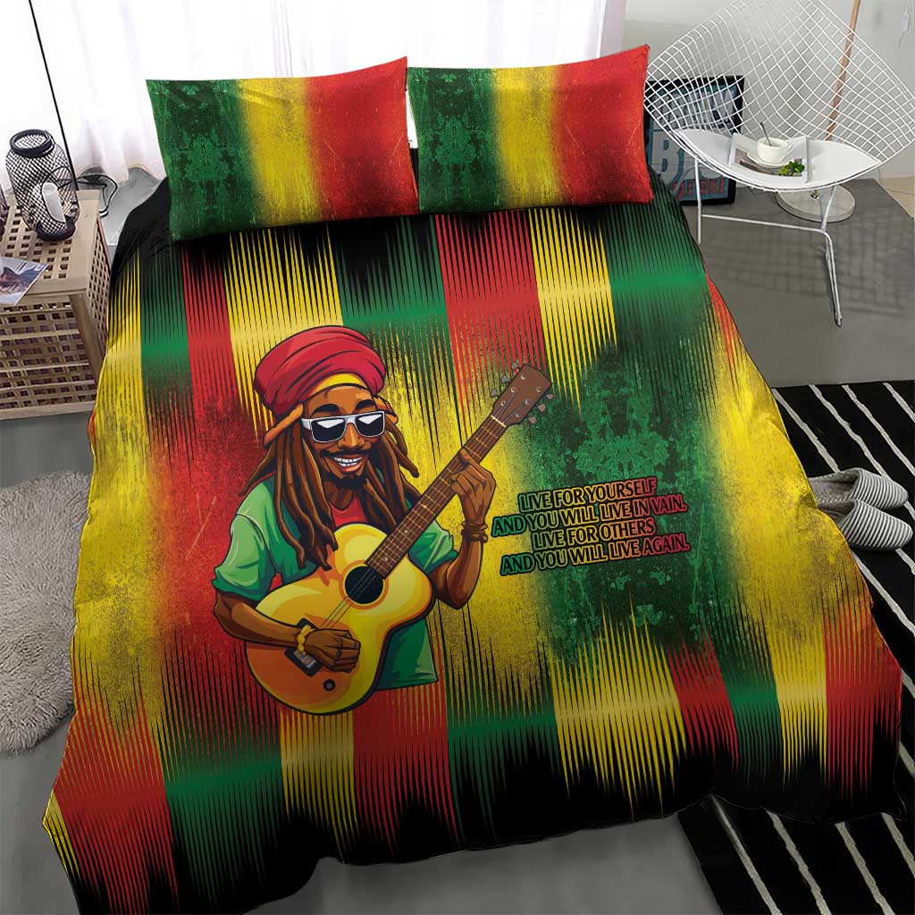 Honoring Reggae Legend Bob Birthday Bedding Set LT9 - Wonder Print Shop