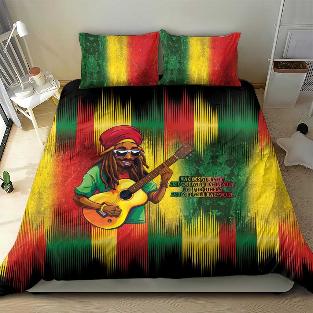 Honoring Reggae Legend Bob Birthday Bedding Set LT9 - Wonder Print Shop