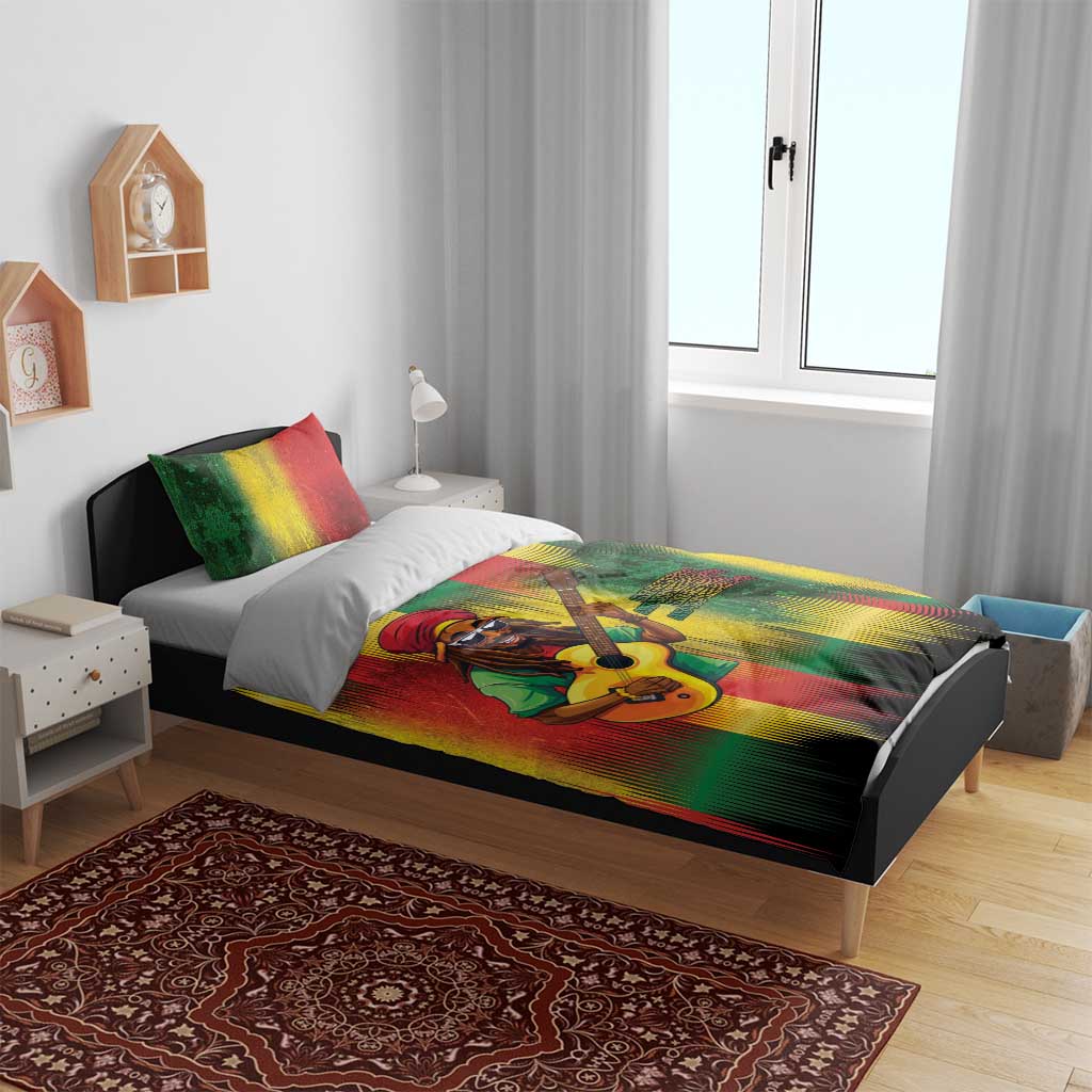 Honoring Reggae Legend Bob Birthday Bedding Set LT9 - Wonder Print Shop