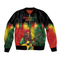 Honoring Reggae Legend Bob Birthday Bomber Jacket LT9 - Wonder Print Shop
