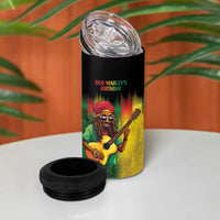 Honoring Reggae Legend Bob Birthday 4 in 1 Can Cooler Tumbler LT9 - Wonder Print Shop