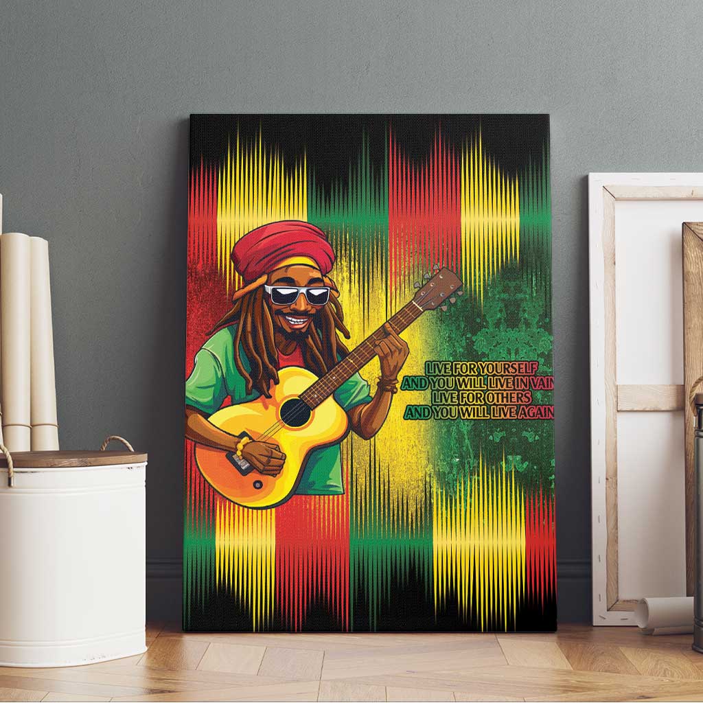 Honoring Reggae Legend Bob Birthday Canvas Wall Art LT9 - Wonder Print Shop