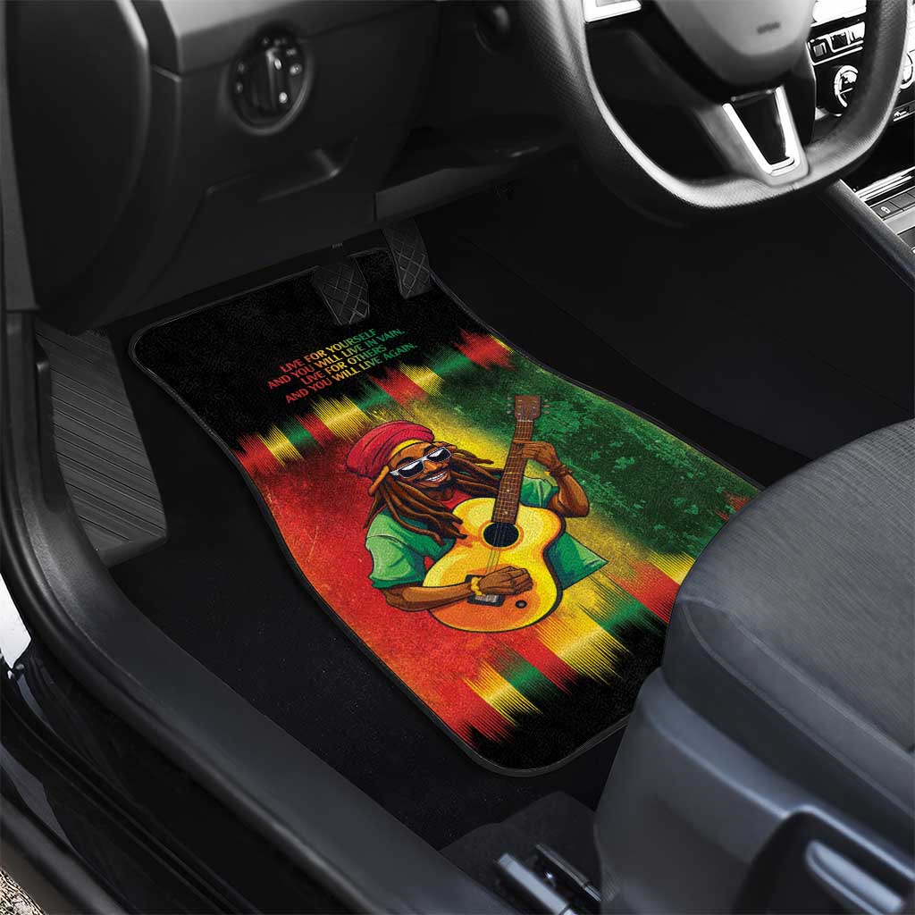 Honoring Reggae Legend Bob Birthday Car Mats LT9 - Wonder Print Shop