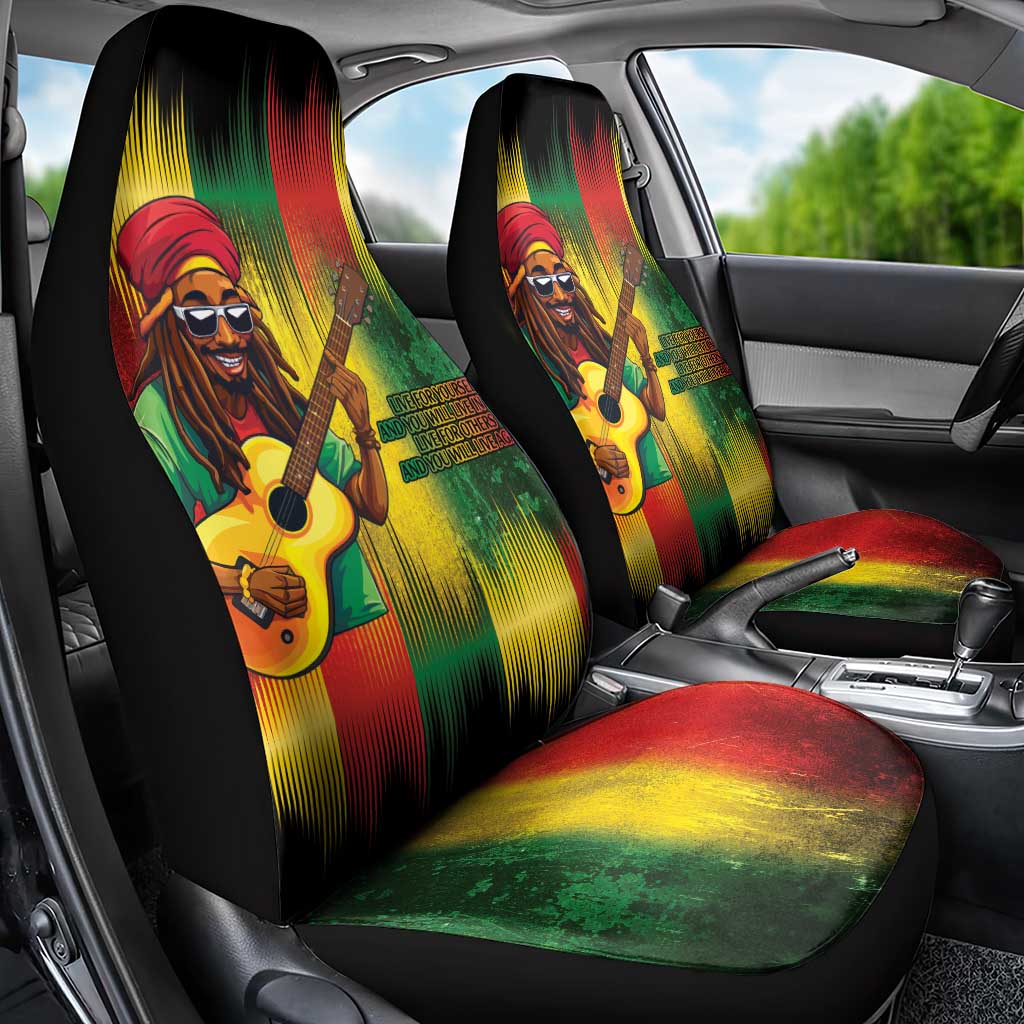Honoring Reggae Legend Bob Birthday Car Seat Cover LT9 - Wonder Print Shop