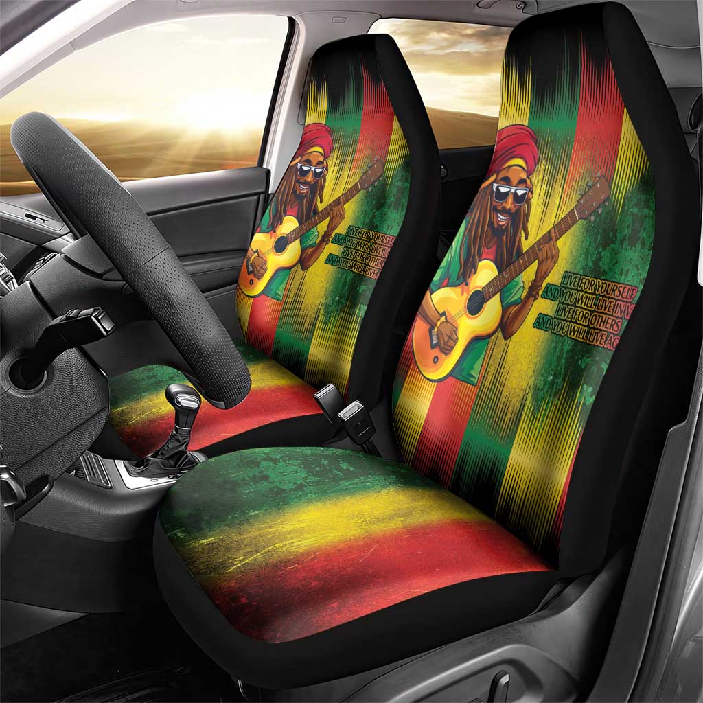 Honoring Reggae Legend Bob Birthday Car Seat Cover LT9 - Wonder Print Shop