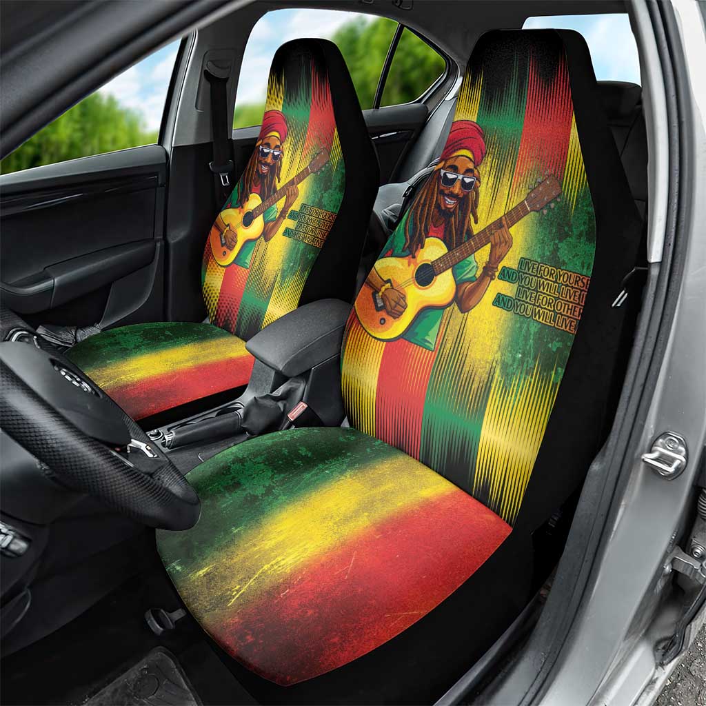 Honoring Reggae Legend Bob Birthday Car Seat Cover LT9 - Wonder Print Shop