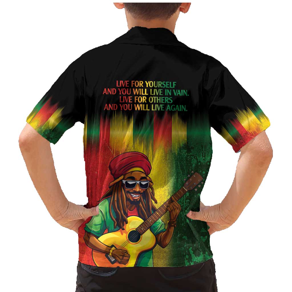 Honoring Reggae Legend Bob Birthday Family Matching Mermaid Dress and Hawaiian Shirt LT9 - Wonder Print Shop