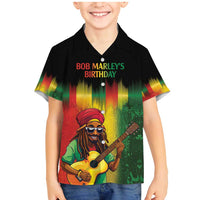 Honoring Reggae Legend Bob Birthday Family Matching Mermaid Dress and Hawaiian Shirt LT9 - Wonder Print Shop
