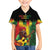 Honoring Reggae Legend Bob Birthday Family Matching Off The Shoulder Long Sleeve Dress and Hawaiian Shirt - Wonder Print Shop