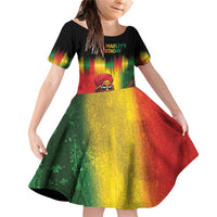 Honoring Reggae Legend Bob Birthday Family Matching Off Shoulder Short Dress and Hawaiian Shirt LT9 - Wonder Print Shop