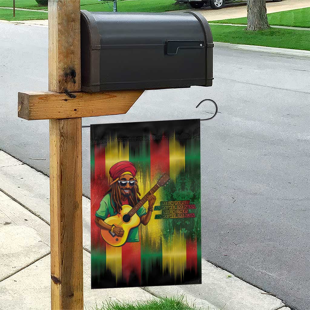 Honoring Reggae Legend Bob Birthday Garden Flag - Wonder Print Shop